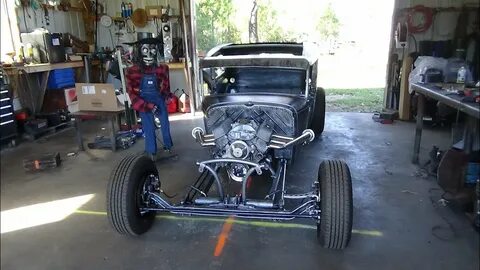 31 Chevy Rat Rod Build - Lets Mount The Body - YouTube