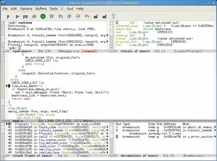 GNU Emacs. Скриншоты программы.