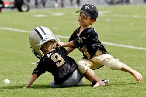 New Orleans Saints quarterback Drew Brees (not pictured) son