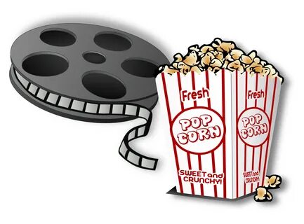 Popcorn clipart movie candy - Pencil and in color popcorn cl