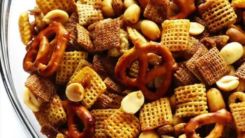 ASMR chex mix - YouTube