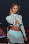 Alexis Skyy carried out of Super Bowl party after 'revellers