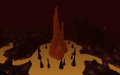 Custom Terrain: Nether Nightmare Minecraft Map