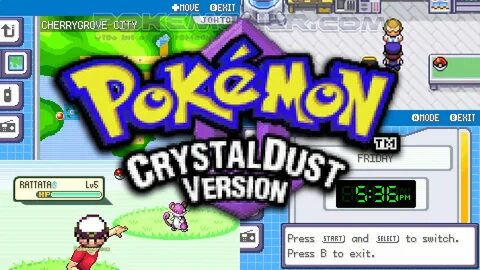 Pokemon Crystal Dust Version 3 - The Great Hack ROM came bac