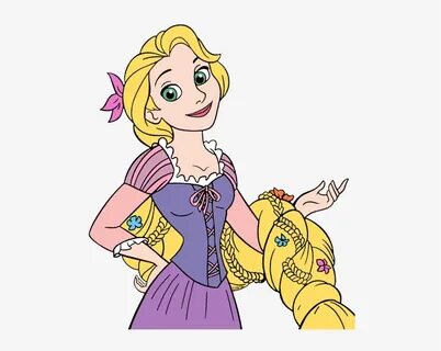 Clip Art Rapunzel - 500x573 PNG Download - PNGkit
