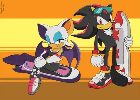 shadow and rouge - SONIC RIDER Fan Art (2748234) - Fanpop