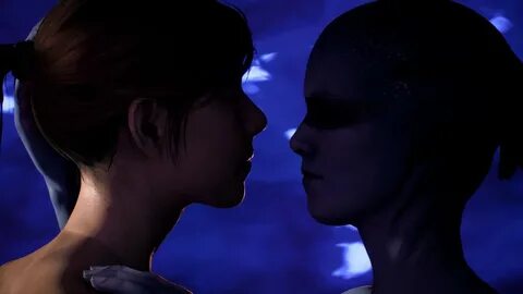 Mass Effect Andromeda - Sara Ryder and PeeBee LGBT Sex Scene