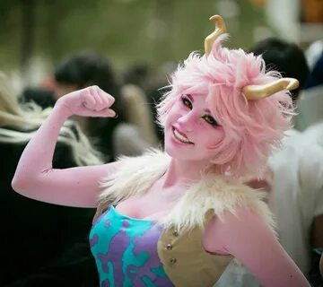 Riss' Mina Ashido and Princess Peach cosplay,#Ashido# Mina P