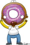 Homer Simpson Donut Head