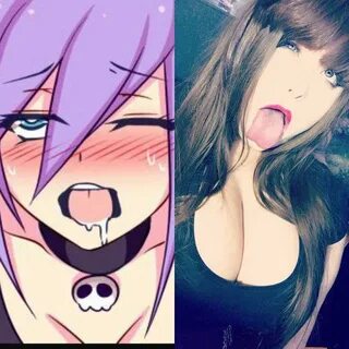 2d vs 3d ahegao *Anime* Amino