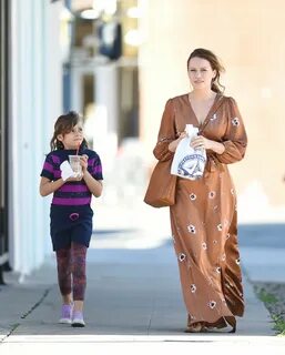 Bethany Joy Lenz Out and about with her daughter in Los Ange