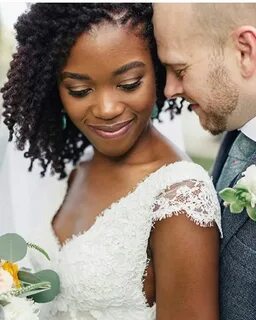 Beautiful interracial couple creating wedding photography ma