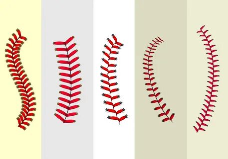 Baseball Laces Free Vector 129573 Vector Art at Vecteezy