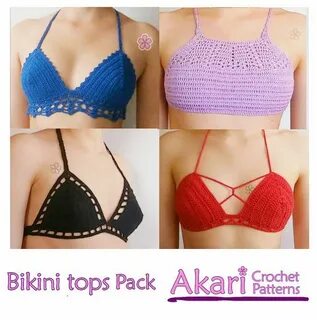 This item is unavailable Etsy Crochet bikini top pattern, Cr