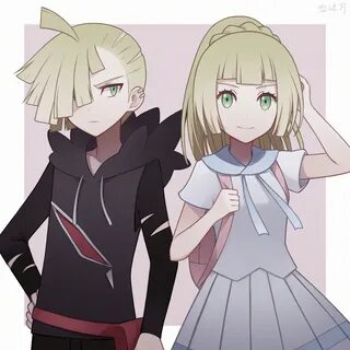 Gladion and Lillie Pokémon Sun and Moon Know Your Meme