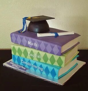 Fondant covered cakes. Graduation cakes, Cake, Graduation cu