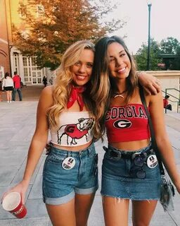 UGA game day outfits Natalie King College tailgate outfit, G