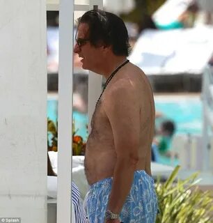 Andy Garcia relaxes poolside in Miami ahead of being honoure