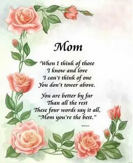 Poems For Mothers Day For Children - Design Corral