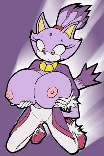 Xbooru - 1girl big breasts blaze the cat breasts cute nipple