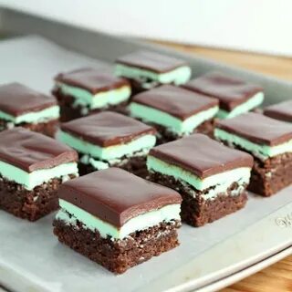 Chocolate Mint Dessert Brownies - Cucinadeyung Receta Browni