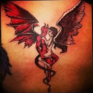photo tattoo angel and demon от 05.09.2018 № 041 - 1 - tatto