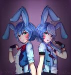DOUBLE TROUBLE:. by xAzul-Starx Fnaf drawings, Anime fnaf, F