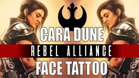 Downen Creative Studios - Cara Dune Face Tattoo Tutorial (Th