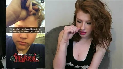 Abigale Mandler opens snapchats from fans! - YouTube