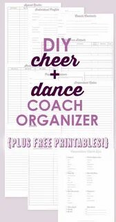 Cheer Coach Organization: DIY Coaches Binder Cheer workouts,