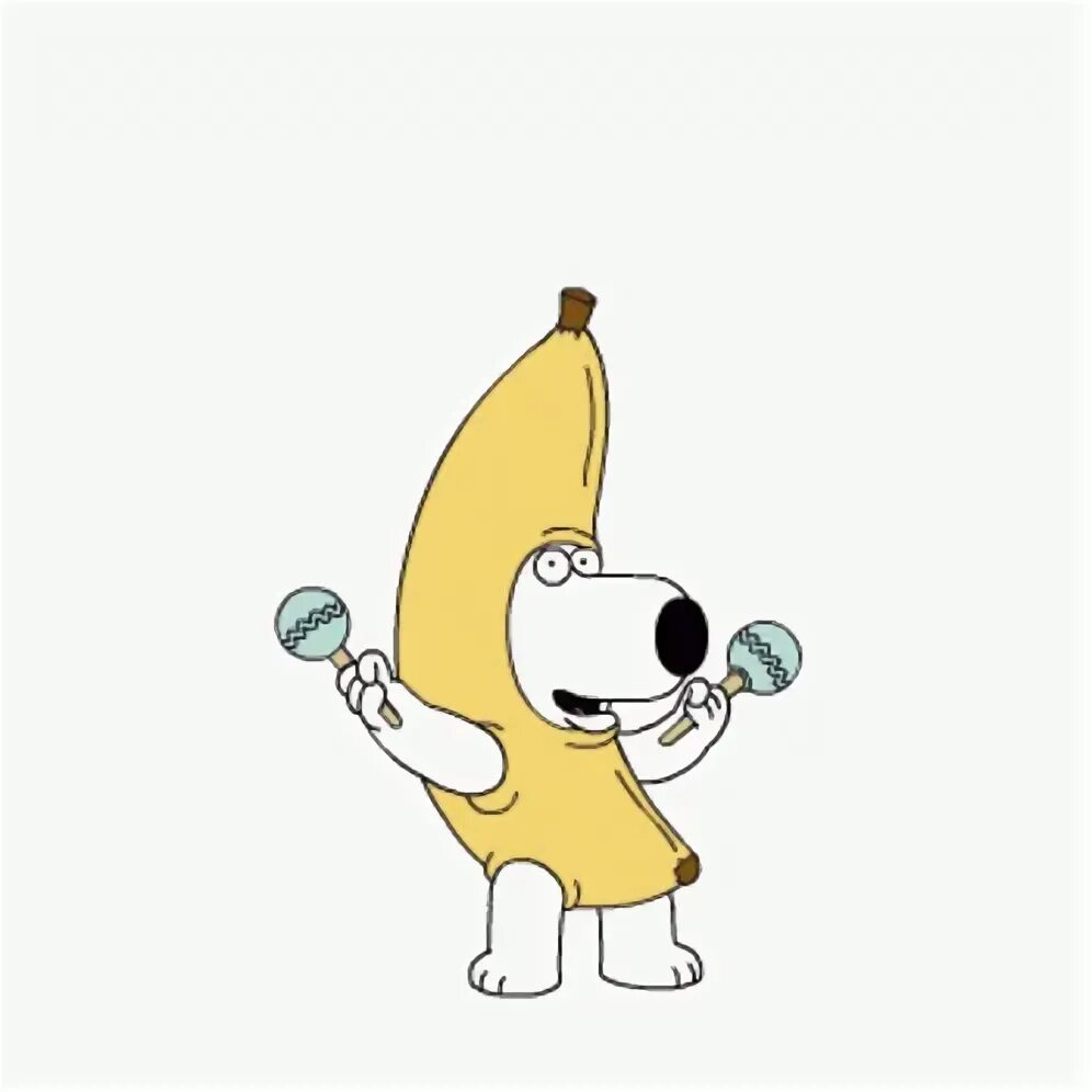 Brian Dog Sticker - Brian Dog Banana - Discover & Share GIFs