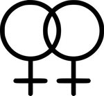 Lesbian Sexual Orientation Homosexual Gender Gay Svg Png Ico