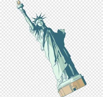 Statue de la liberté Cartoon, Cartoon Statue of Liberty, per