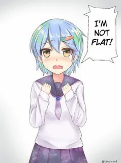 EARTH-CHAN IS NOT FLAT!! Remember to help Earth-chan stay he