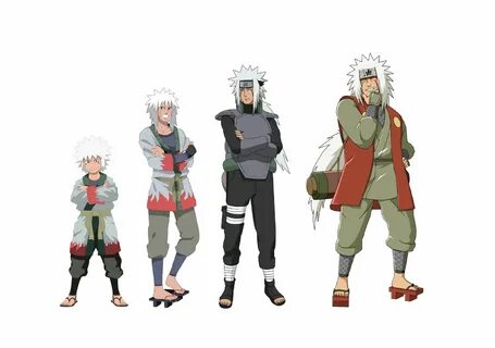 Jiraiya evolution Jiraya, Anime, Naruto