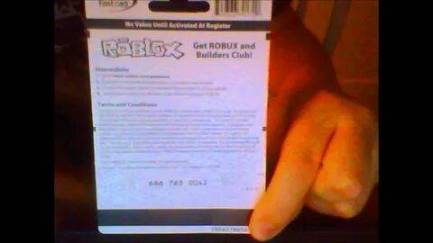 Redeem Roblox Code Gift Card