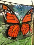 Monarch Butterfly Stanied Glass Panel Meest realistisch Etsy