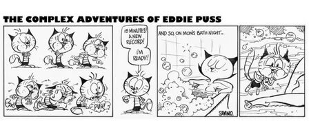 Eddie Puss comics.