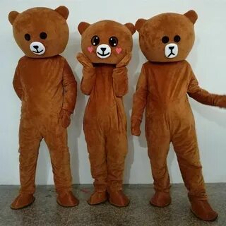 WILL MAKE YOU 😋 Happy Brown Bear Anime Bear Suit Costplay Ca