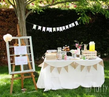 Mesa de dulces rustica Ideas Para Fiesta De Cumpleaños Decor