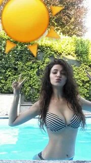 BOUCHRA in Bikini, Snapchat Pictures, 2017 - HawtCelebs