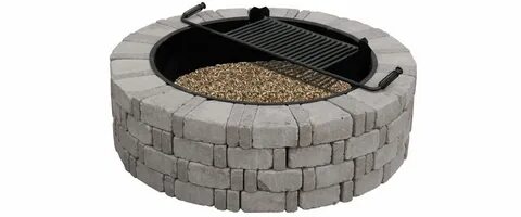 Menards Brick Fire Pit Kit : Backyard Fire Pit Patio Project
