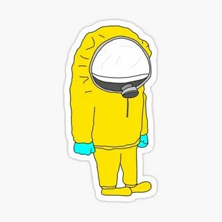 "Hazmat Suit Meme" Sticker by LowDownGraphics Redbubble