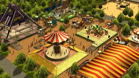 RCT3 - Rollercoaster Tycoon 3 - Carnival / Funfair - YouTube
