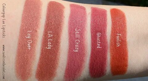 Colourpop Lux Lipsticks: Swatches, Reviews and Dupes Compari