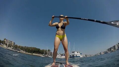 Erika Christensen Paddleboarding in a Bikini -08 GotCeleb