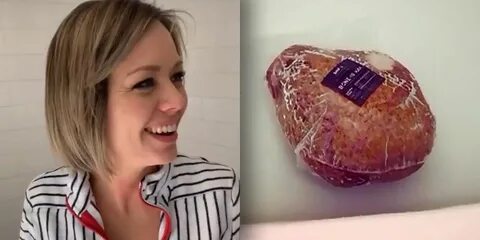 Dylan Dreyer catches husband off guard with defrosting ham i