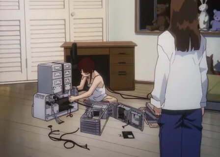 Garaga рецензии Serial Experiments Lain аниме - Mobile Legen