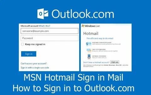 MSN Hotmail Sign in Mail - How to Sign in to Outlook.com ✅