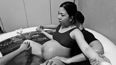 Gentle Water Birth Prolonged Labor More Than a Day